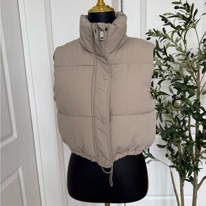 Ci Sono Light Tan Padded Vest